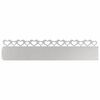vidaXL Delimitadores de relvado 10 pcs Prateado 103 x 0,05 x 22 cm