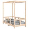 vidaXL Estrutura de cama infantil 70x140 cm pinho maci&ccedil;o