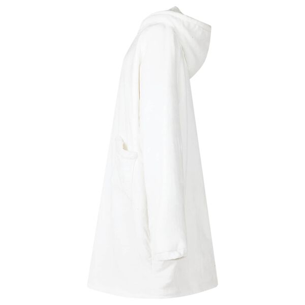 vidaXL Sweatshirt manta Branco L Fleece e Flanela