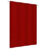 vidaXL Tela de varanda 160x240 cm tecido oxford vermelho
