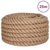 vidaXL Corda de juta com 25 m de comprimento e 36 mm de espessura