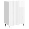 vidaXL Buffet Branco Brilhante 66 x 34,5 x 92 cm Derivados de Madeira