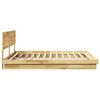 vidaXL Estrutura cama cabeceira sem colch&atilde;o 180x200 cm maci&ccedil;a carvalho