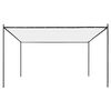 vidaXL Gazebo com telhado 4x4 m 180 g/m² branco