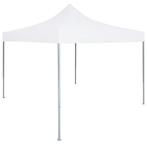 vidaXL Tenda dobr&aacute;vel profissional para festas 2x2 m a&ccedil;o branco