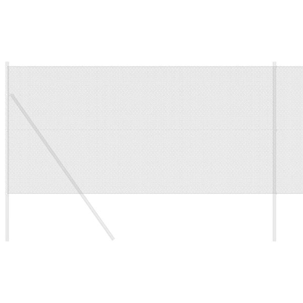 vidaXL Cerca Hexagonal Cinzeto 1,2 x 10 m PVC