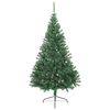 vidaXL &Aacute;rvore de Natal Artificial Pr&eacute;-iluminada Verde 180 cm PVC