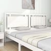 vidaXL Cabeceira de cama 205,5x4x100 cm madeira de pinho maci&ccedil;a branco