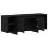 vidaXL Gabinete para TV Carvalho Preto 120 x 30 x 40,5 cm