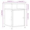 vidaXL Mesas cabeceira 2 pcs 40x42x60cm deriv. madeira cinzento sonoma