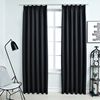 vidaXL Cortinas blackout com ganchos 2 pcs 140x245 cm preto