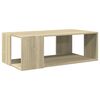 vidaXL Mesa de centro 89,5x48x30 cm derivados madeira carvalho sonoma