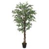 vidaXL Ácer artificial 672 folhas 180 cm verde