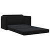 vidaXL Sof&aacute;-Cama 110cm Preto Veludo