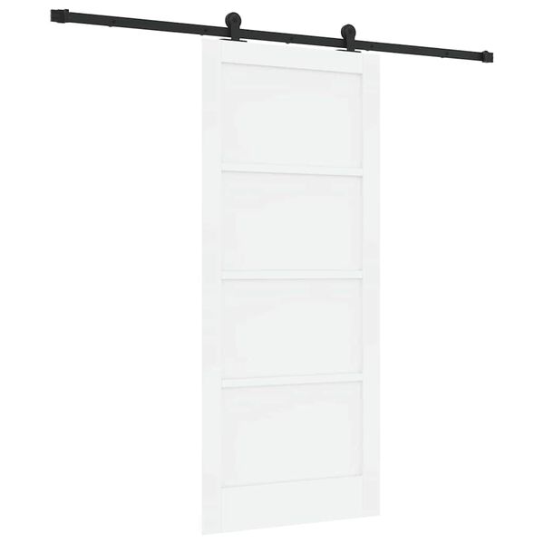 vidaXL Porta Deslizante ORKDAL Branco 86 x 198,5 cm