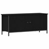 vidaXL Gabinete para TV 100 x 35 x 45 cm Carvalho Preto