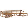 vidaXL Conjunto de Sof&aacute;s para Exterior 6 pcs Natural