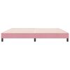 vidaXL Cama sem molas/colchão 180x210 cm veludo Rosa