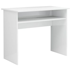 vidaXL Secret&aacute;ria 90x50x74 cm derivados de madeira branco brilhante