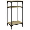 vidaXL Mesa de apoio 40x30x75 cm derivados de madeira carvalho sonoma