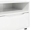 vidaXL Gabinete para TV com gaveta Branco Brilhante 100 x 48 x 43 cm