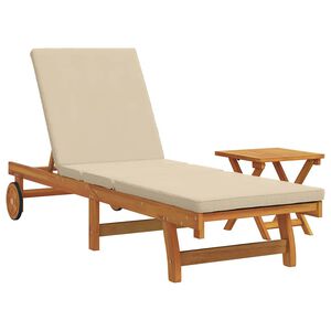 vidaXL Espregui&ccedil;adeira 2 pcs Castanho Madeira S&oacute;lida de Ac&aacute;cia