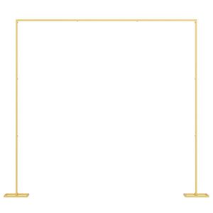 vidaXL Arco de Casamento Ouro 338 x 35 x 300 cm A&ccedil;o