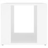 vidaXL Mesa de cabeceira 41x40x36 derivados de madeira branco