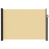 vidaXL Toldo Lateral Retr&aacute;til Areia 500 x 140 cm Poli&eacute;ster