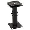 vidaXL 2 pcs pedestal p/ banco de barco ajust&aacute;vel girat&oacute;rio a 360&deg; a&ccedil;o