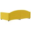 vidaXL Sof&aacute;-cama com gavet&atilde;o e gavetas 90x200 cm veludo amarelo