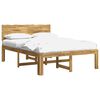 vidaXL Estrutura de Cama de Casal com Cabeceira ROSTOCK Branco