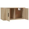 vidaXL M&oacute;veis de TV de parede 2 pcs 80x34,5x40 cm carvalho sonoma