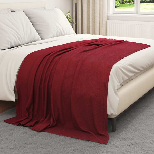 vidaXL Cobertores de Sof&aacute; 6 pcs Vermelho Bordeaux 200 x 150 cm L&atilde;
