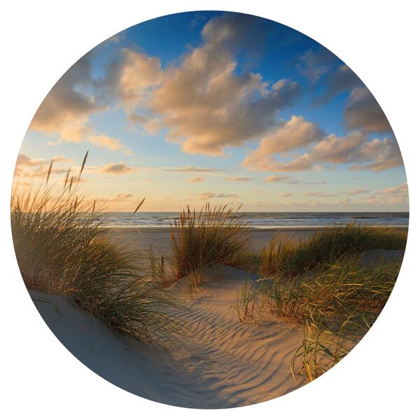 WallArt Papel de parede circular "Beachlife" 190 cm