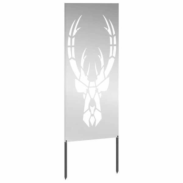 vidaXL Tela de Privacidade para Jardim Prateado 50 x 140 cm