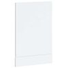 vidaXL Painel m&aacute;quina lavar lou&ccedil;a Kalmar 45x1,5x67 cm branco brilhante