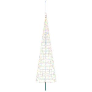 vidaXL Luz para &aacute;rvore de Natal com estaca e mastro 500 cm 1534 LED