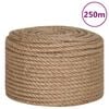 vidaXL Corda 100% juta 10 mm 250 m