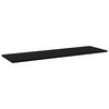 vidaXL Prateleiras p/ estante 8 pcs 100x30x1,5cm contraplacado preto