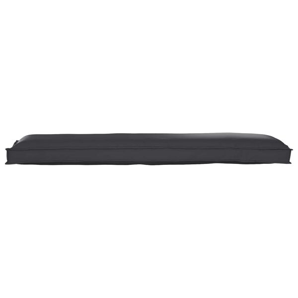 vidaXL Conjunto de Almofadas para Palete 2 pcs Preto 150 x 40 x 8 cm