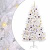 vidaXL &Aacute;rvore de Natal Articulada Artificial Branco 106 x 106 x 210 cm