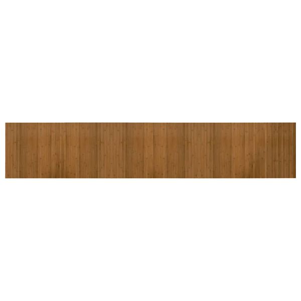 vidaXL Tapete retangular 60x300 cm bambu castanho