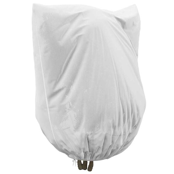 vidaXL Capas de Fleece para Prote&ccedil;&atilde;o Contra Geada 3 pcs Branco