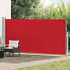 vidaXL Toldo lateral retr&aacute;til 160 x 500 cm vermelho