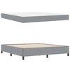 vidaXL Cama Box Cinzento-claro 180 x 200 cm tecido