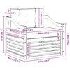 vidaXL Conjunto de Sof&aacute;s para Exterior Madeira S&oacute;lida de Ac&aacute;cia
