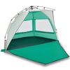 vidaXL Tenda praia 2 pessoas liberta&ccedil;&atilde;o r&aacute;pida imperme&aacute;vel verde mar