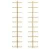 vidaXL Garrafeira de parede para 10 garrafas metal dourado