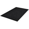 vidaXL Tapete de porta preto 120 x 180 cm PVC